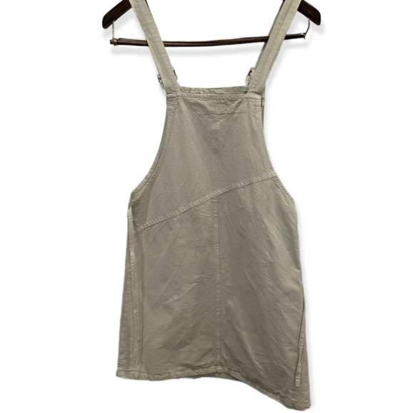 HUGO BOSS Light Green Denim Overall Retro 90s Style Dress/Jumper Skirt Size S/M - Picture 2 of 16